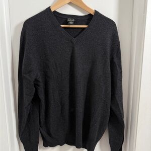 Jos. A. Bank Black V-Neck Sweater